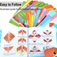 👶 1+1 INGYEN 🧠 Gyermek oktatási DIY origami kézműves ✂️✨