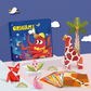 👶 1+1 INGYEN 🧠 Gyermek oktatási DIY origami kézműves ✂️✨