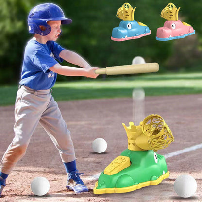 🎁Ajándék gyerekeknek⚾ Gyerek baseball dobógép önálló játékhoz