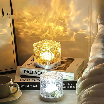 Dinamikus vízfodrozódású projektorlámpa