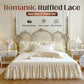 🛌Romantikus fodros csipke ágytakaró 3 részes szett