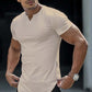 Alkalmi, egyszínű sportos póló férfiaknak