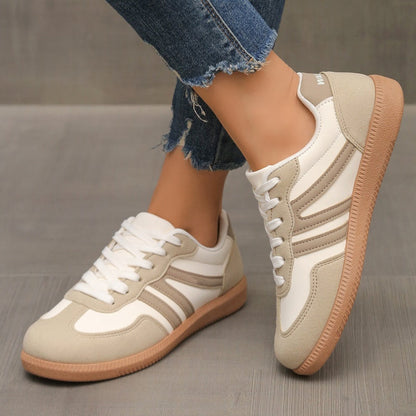 👟Stílusos, kerek orrú, csúszásgátló női szabadidőcipő✨