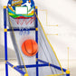 🥳2026-os slágertermék🥳💞 Több mint 50 000 eladott darab! 🏀🎯 50%-os kedvezmény! Gyerekeknek szóló beltéri kosárlabda-játékgép – automatikus labda-visszadobás, strapabíró és biztonságos. 4 kosárlabdát és felfújó pumpát tartalmaz. 🧒💨