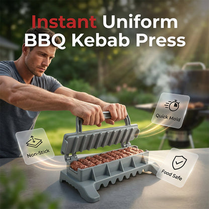 💥 Könnyen kezelhető BBQ-kebab-készítő nyárs – Raktáron & Utánvétes 🍢🔥