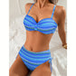 👙Női magas derekú bikini felső és alsó szett