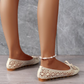 👡 Női elegáns csipkés balettcipő masnival | Puha, lélegző, kerek orrú – Utánvéttel ✨