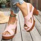 💗Női keresztpántos platform szandál👡