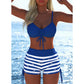 🌈Női bikini szett zsinórral és mintával (rövidnadrággal)⛱️