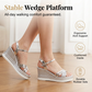 👡🌬️ Női nyitott orrú, bokapántos ékszandálok – Magasságnövelő és kényelmes – Utánvétellel ✨✅