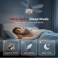 🔥 3 az 1-ben mennyezeti ventilátor lámpa (beépített Bluetooth hangszóróval) – távirányítós és okosvezérlésű💡✅