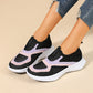 Női légáteresztő kötött slip-on tornacipő