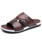 Férfi műbőr slip-on szandál 👞