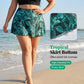 🏖️Nyári akció 30% kedvezmény🌊Női trópusi mintás kétrészes szoknyás fürdőruha👙🌴❤️