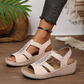✨ Női Nyári Strassz Ék Saru: Kényelmes és Ragyogó Viselet – Raktáron! 👡