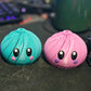 Aranyos baozi alakú puha csavarható stresszoldó játék
