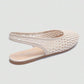 👡🌸 Női fonott nyitott sarkú szandál – Elegáns fonott textúra, amely azonnal francia sikket és laza eleganciát kölcsönöz ✨