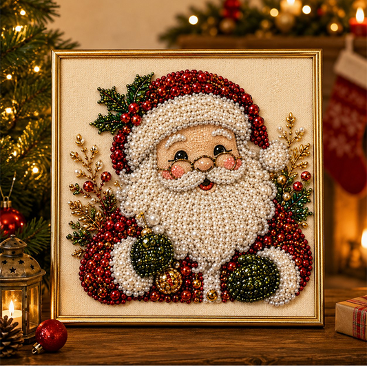 🎄🎅 Karácsonyi festőkészlet gyöngyökkel és strasszokkal, kézműves foglalkozás gyerekeknek és felnőtteknek, csillogó ünnepi dekoráció az ünnepekre ✨