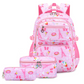 🎒✨Aranyos, sok zsebű iskolatáska kislányoknak🦄