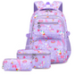 🎒✨Aranyos, sok zsebű iskolatáska kislányoknak🦄