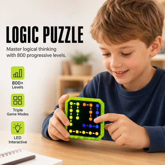 🧠Interaktív LED-es logikai fejlesztő játék gyerekeknek