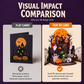 🎃 1+1 INGYEN 👻 Ijesztő halloweeni pop-up üdvözlőkártya – Meglepő 3D-s kialakítás és egyedi halloweeni üdvözlet ✨