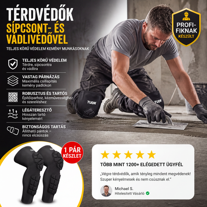 🏃 50% KEDVEZMÉNY! 🛡️ Sportoláshoz szánt ütésálló térdvédők, ütéselnyelő, kényelmes és lélegző, ideális különféle sportágakhoz🦵