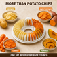 🥔 Mikrohullámú burgonyaszirom‑készítő – Olajmentes, egészséges ropogós chips otthon