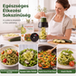 🥒 Kézi zöldségspirál‑szeletelő – Kreatív zöldségvágás egyszerűen otthon