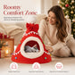 🎄🐾 Félig zárt karácsonyi kuckóágy háziállatoknak: meghitt ünnepi búvóhely és biztonságérzet 🎁✨