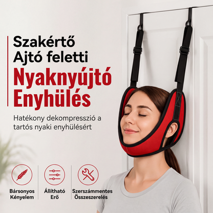 🚪💆 Ajtóra szerelhető nyakgerinc-húzó készülék nyakfájdalom enyhítésére