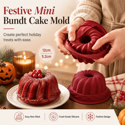 🍰✨ Spirál alakú szilikon tortaforma – rugalmas, tapadásmentes bundt-forma gyönyörű házi süteményekhez
