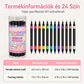 💅1+1 INGYEN✨24 színű kétvégű körömdíszítő tollkészlet – Kreatív manikűrhöz