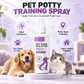 🐱🐶 Kutyák és macskák számára készült szobatisztasági tréning spray – Segít a háziállatoknak a helyes helyen vizelni ✨