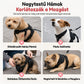 Meleg kutyaruha mellény póráztartó gyűrűvel