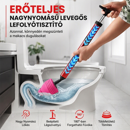 🚽Nagynyomású levegős duguláselhárító WC-hez és csövekhez