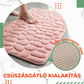 🛁  🏠Memóriahabos, dombornyomott kavicsmintás bársony fürdőszoba szőnyeg – csúszásgátló ajtószőnyeg és nappali szőnyeg✨