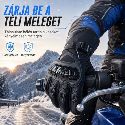 🧤 Vastag, meleg és vízálló motoros kesztyű – melegen és biztonságban tartja a kezeit! 💪❄️