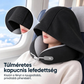 😴✈️Kapucnis utazó nyakpárna, tárolózsákkal