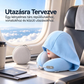 😴✈️Kapucnis utazó nyakpárna, tárolózsákkal