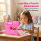 🧵Kreatív, mini elektromos varrógép játék