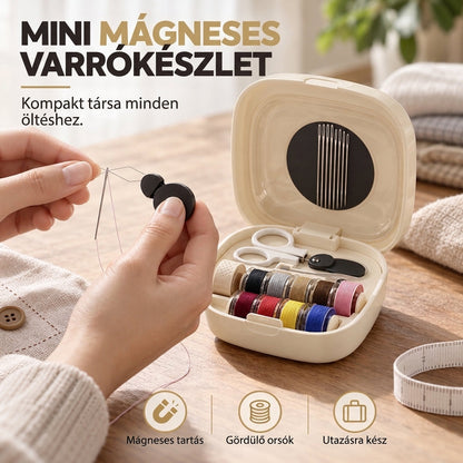 🧵Mini hordozható mágneses varrókészlet orsós cérnágombócokkal