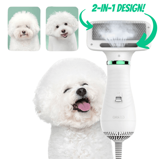 🐶Зимна продажба 40% разстояние🥳 Pet Grooming Dryer 2 в 1