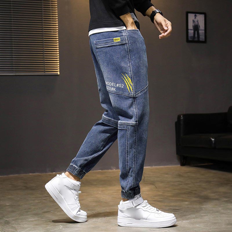 🥳Новогодишна продажба 40% разстояние👖Свободно прилягащи дънкови гащеризони